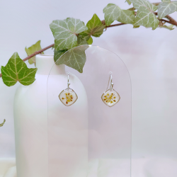 Boucles d’oreilles fleur de Panais – Nirisaya