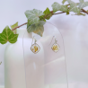 Boucles d’oreilles fleur de Panais – Nirisaya