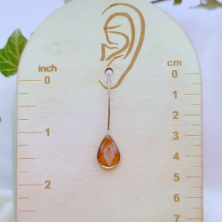 Boucles d’oreilles fleur de Nigelle – Nirisaya