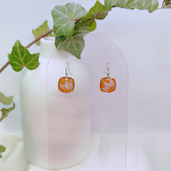 Boucles d’oreilles fleur de Nigelle – Nirisaya