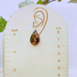 Boucles d’oreilles fleur de Laurier Tin - Nirisaya