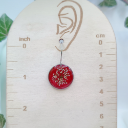 Boucles d’oreilles fleur de Cerfeuil – Nirisaya