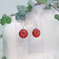 Boucles d’oreilles fleur de Cerfeuil – Nirisaya