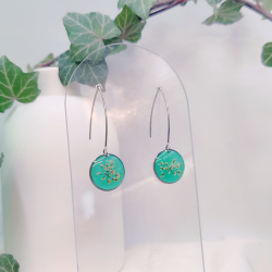 Boucles d’oreilles fleur de Cerfeuil – Nirisaya