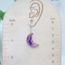 Boucles d’oreilles fleur de Bleuet – Nirisaya