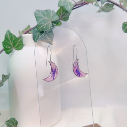 Boucles d’oreilles fleur de Bleuet – Nirisaya