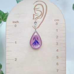 Boucles d’oreilles fleur de Bleuet – Nirisaya