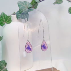 Boucles d’oreilles fleur de Bleuet – Nirisaya