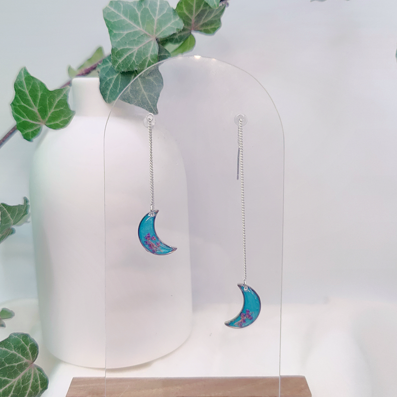 Boucles d’oreilles fleur de Tamaris – Nirisaya