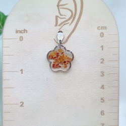 Boucles d’oreilles fleur de Laurier Tin– Nirisaya