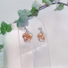 Boucles d’oreilles fleur de Laurier Tin– Nirisaya