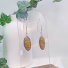 Boucles d’oreilles fleur de Mimosa – Nirisaya