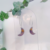 Boucles d’oreilles fleur de Mimosa et Bourse à Pasteur – Nirisaya