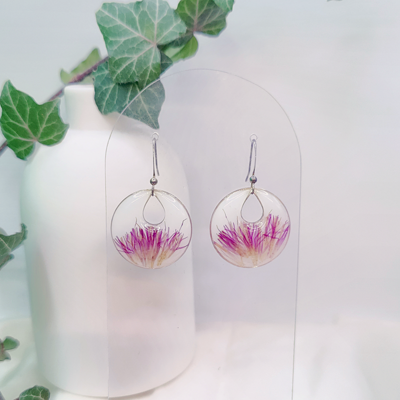 Boucles d’oreilles Pistil de Chardon - Nirisaya