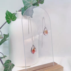 Boucles d’oreilles fleur de bougainvillier - Nirisaya