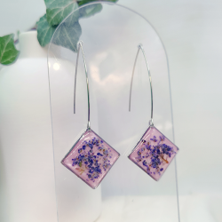 Boucles d’oreilles fleur de Céanothe - Nirisaya