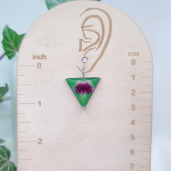 Boucles d’oreilles fleur d'oeillet - Nirisaya