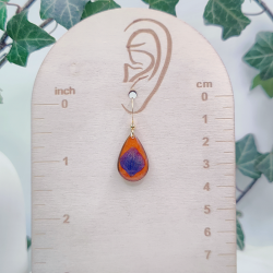 Boucles d’oreilles fleur d'Hortensia - Nirisaya