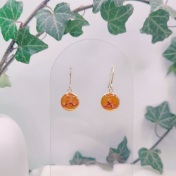 Boucles d’oreilles fleur de Laurier Tin - Nirisaya