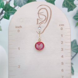 Boucles d’oreilles fleur de Nigelle – Nirisaya