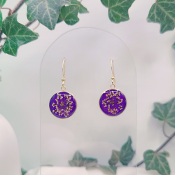 Boucles d’oreilles fleur de Cerfeuil – Nirisaya
