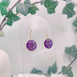 Boucles d’oreilles fleur de Cerfeuil – Nirisaya