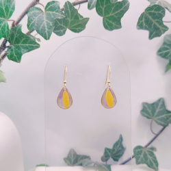 Boucles d’oreilles fleur de Echinacée – Nirisaya