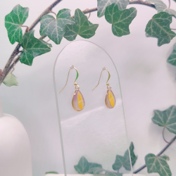 Boucles d’oreilles fleur de Echinacée – Nirisaya