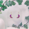 Boucles d’oreilles fleur de Gaillet Gratteron – Nirisaya