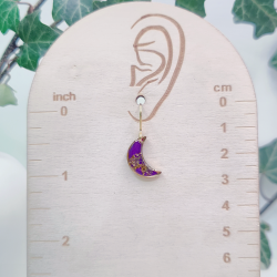 Boucles d’oreilles fleur de Gaillet Gratteron – Nirisaya