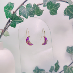 Boucles d’oreilles fleur de Gaillet Gratteron – Nirisaya