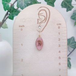 Boucles d’oreilles fleur de Gaillet Gratteron – Nirisaya