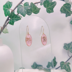 Boucles d’oreilles fleur de Gaillet Gratteron – Nirisaya