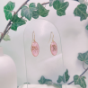 Boucles d’oreilles fleur de Gaillet Gratteron – Nirisaya