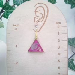 Boucles d’oreilles fleur de Nigelle – Nirisaya