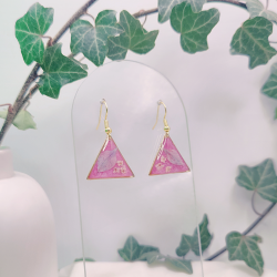 Boucles d’oreilles fleur de Nigelle – Nirisaya