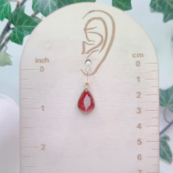 Boucles d’oreilles fleur de Nigelle – Nirisaya