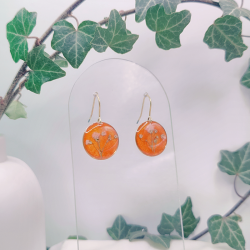 Boucles d’oreilles fleur de Gypsophile – Nirisaya