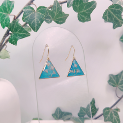 Boucles d’oreilles fleur de Gypsophile – Nirisaya