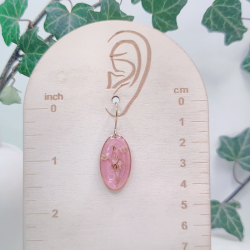 Boucles d’oreilles fleur de Gypsophile – Nirisaya