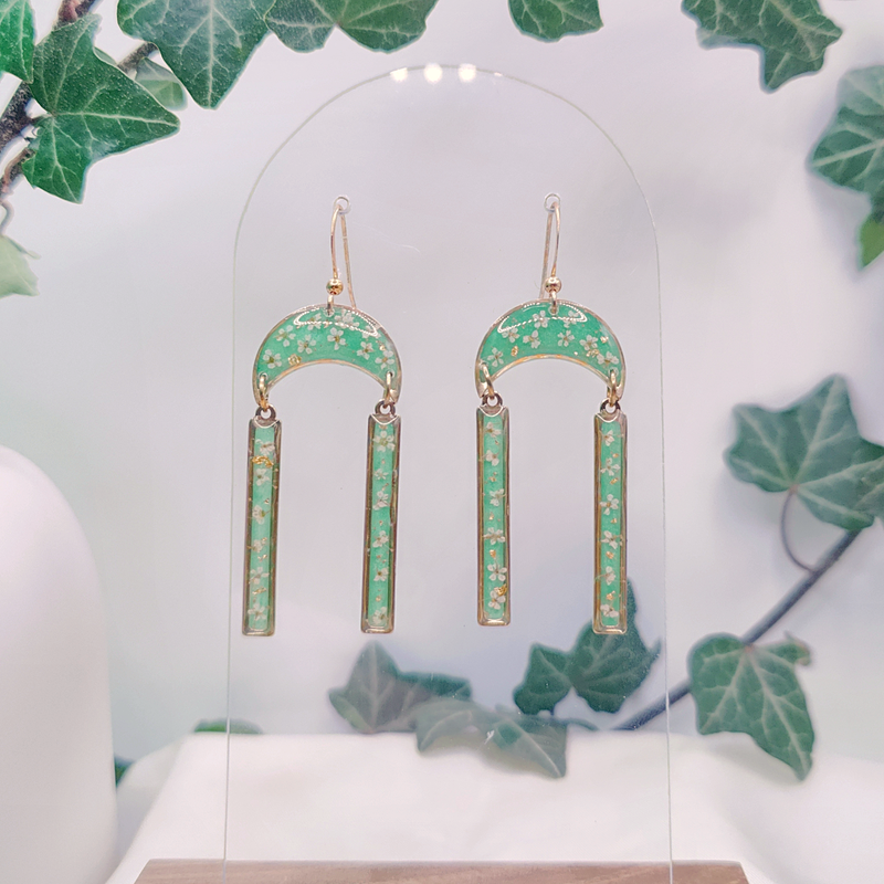 Boucles d’oreilles fleur de Carotte – Nirisaya