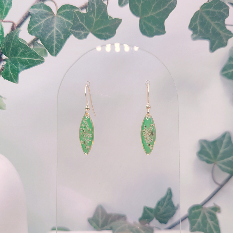 Boucles d’oreilles fleur de Carotte – Nirisaya