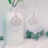 Boucles d’oreilles fleur de Gypsophile – Nirisaya