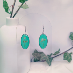 Boucles d’oreilles fleur de Gypsophile – Nirisaya