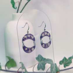 Boucles d’oreilles fleur de Gypsophile – Nirisaya