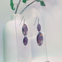 Boucles d’oreilles fleur de Nigelle – Nirisaya