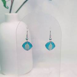 Boucles d’oreilles fleur de Nigelle – Nirisaya