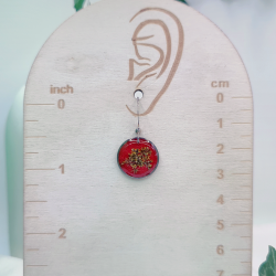 Boucles d’oreilles fleur de Gaillet Gratteron - Nirisaya