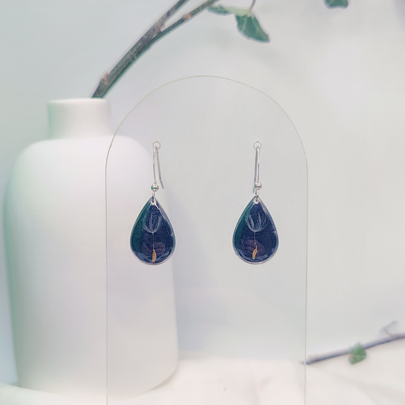 Boucles d’oreilles fleur de Pissenlit – Nirisaya