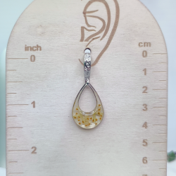 Boucles d’oreilles fleur de Panais – Nirisaya